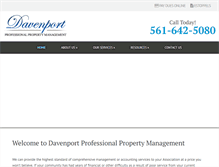 Tablet Screenshot of davenportpro.net